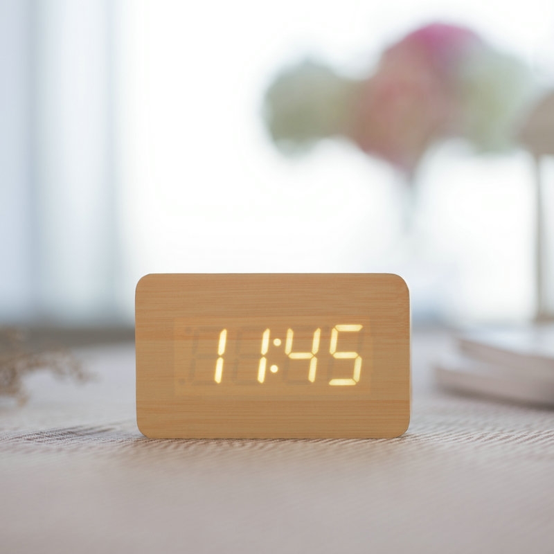 LED电子钟智能创意电子钟数字电子钟夜光多功能闹钟可定制LOGO详情图8