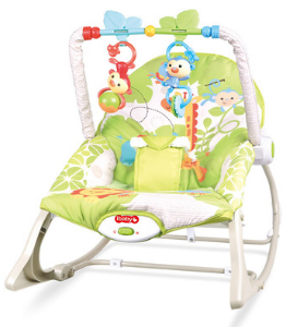 The baby vibrates the rocking chair thumbnail