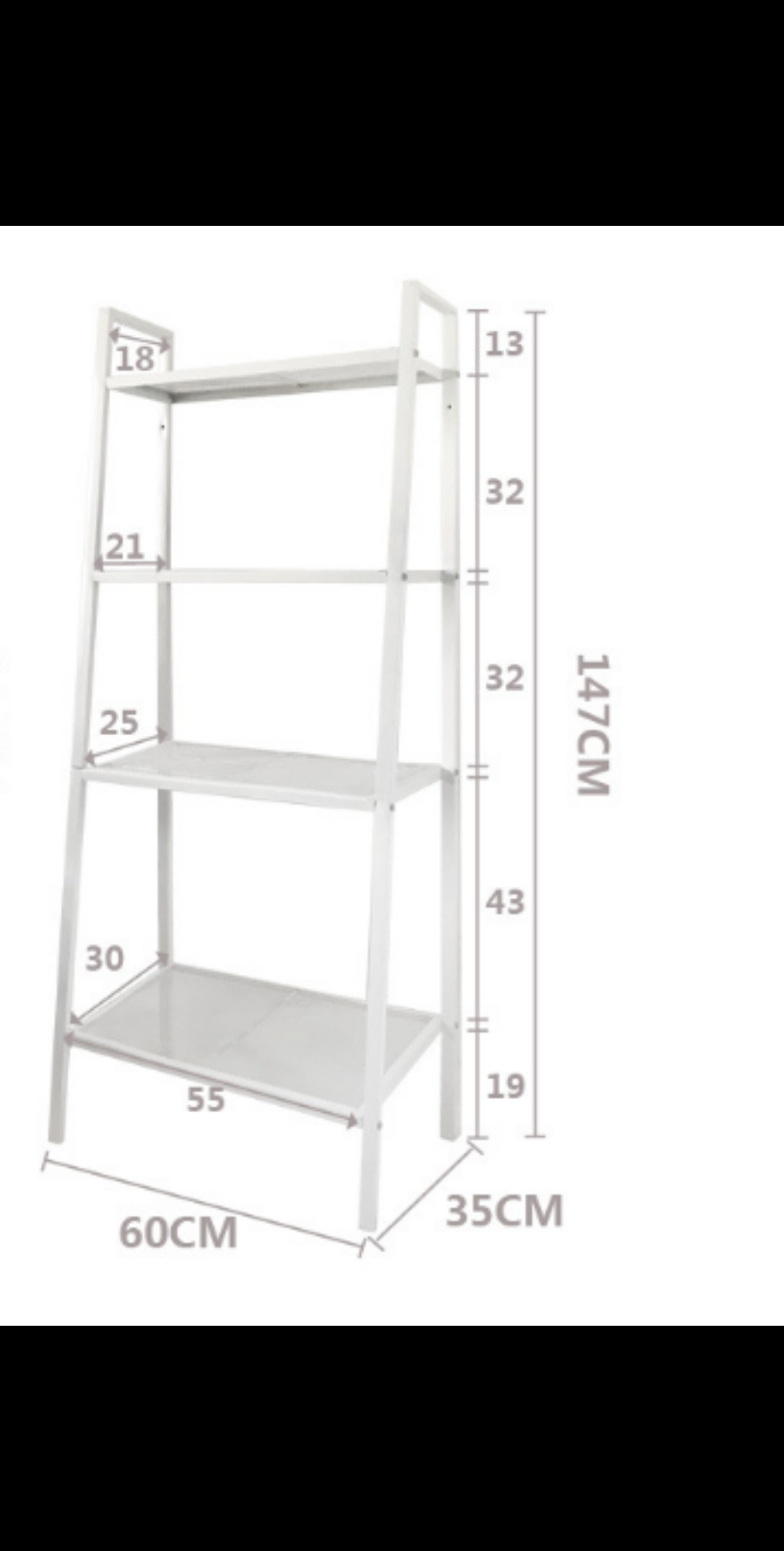 Living Room Floor Bookcase Bookcase Storage Shelf Trapezoidal Shelf Simple One details Picture