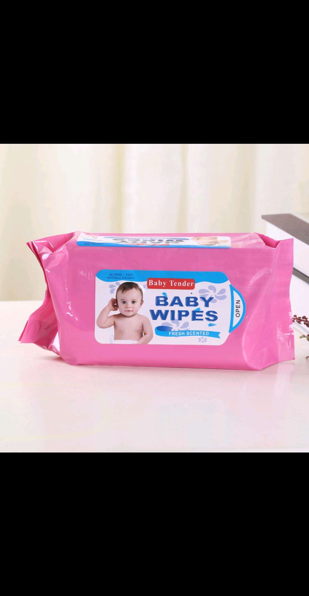 80片婴儿湿纸巾，一次性无纺布湿巾，湿巾