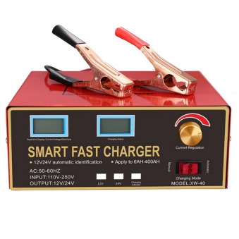 Auto automatic fast battery charger, battery charger, 12V/24V thumbnail