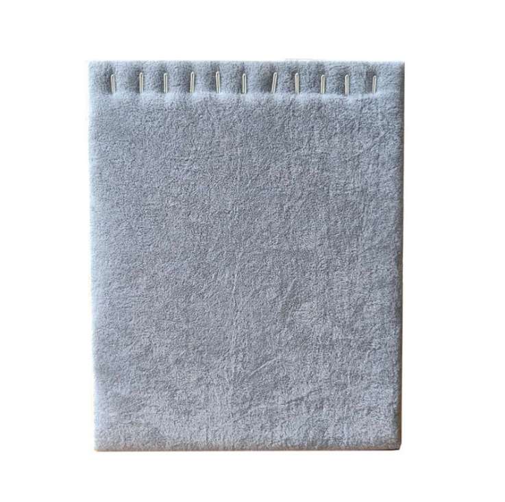 30-piece L-shaped ice flower velvet stud rack, high-end jewelry display rack, earring storage rack, creative new products