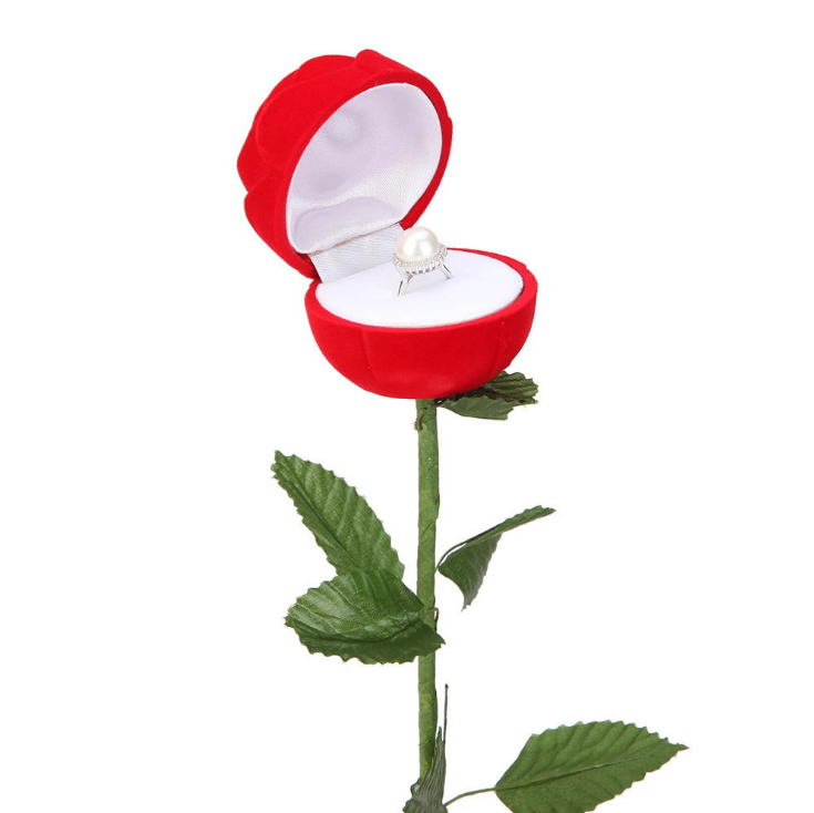 Hot-selling velvet fabric and metal decoration jewelry storage box, jewelry store gold store decoration box, Valentine's Day and Mother's Day ring box, pendant box, bracelet box, bracelet box, jewelry packaging box, jewelry packaging box, jewelry box Specification image