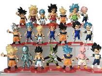 21 small dragon ball hand model figures