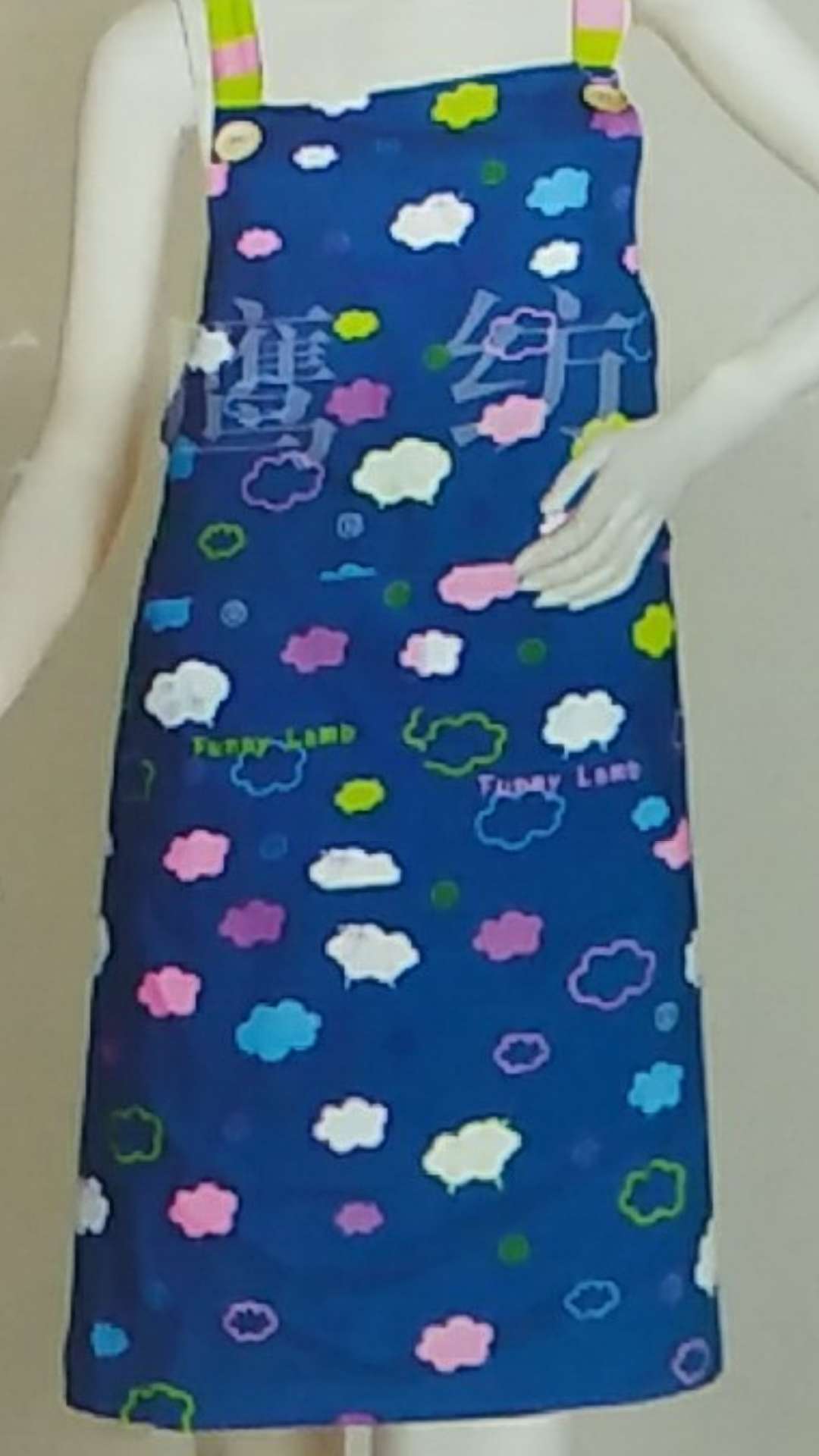 Cartoon Cloud apron Specification image