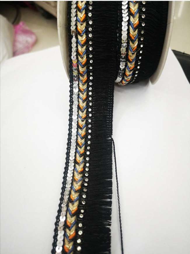 悬钻十珠片十锭机带十棉纱