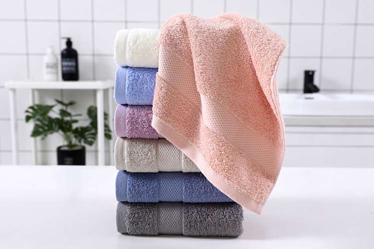 Topo textile factory direct sales 8414 rain ink towel combed cotton towel thumbnail