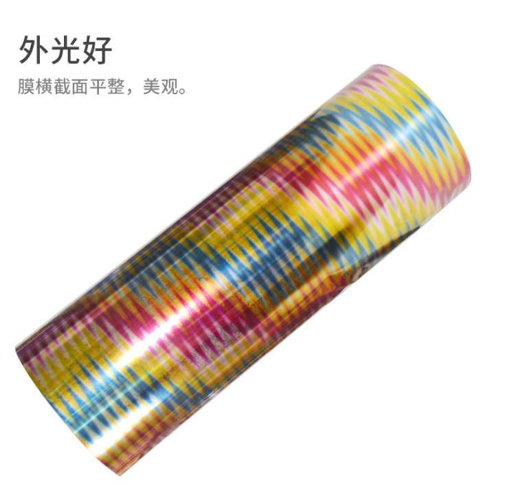 Laser PETPUPVCTPU scallion powder reflective luminous heat transfer printing and hot stamping Specification image