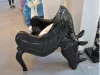 Creative home special-shaped chair art design, Rhino chair for shopping mall decoration, model room decoration 80*120*91 Item Picture