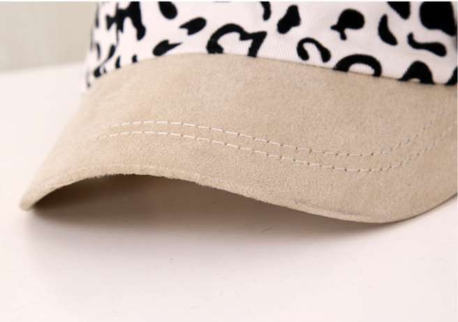 Leopard Print Flat Hat Specification drawing
