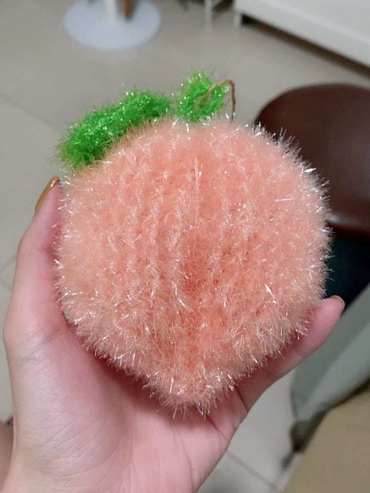 Korean-style dishwashing gauze, longevity peaches