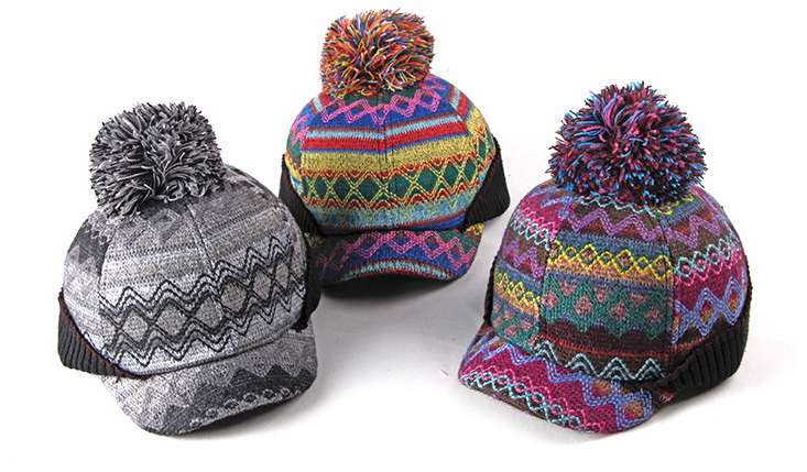 Hairball Trend Autumn And Winter Fashion Hat Application Scenario