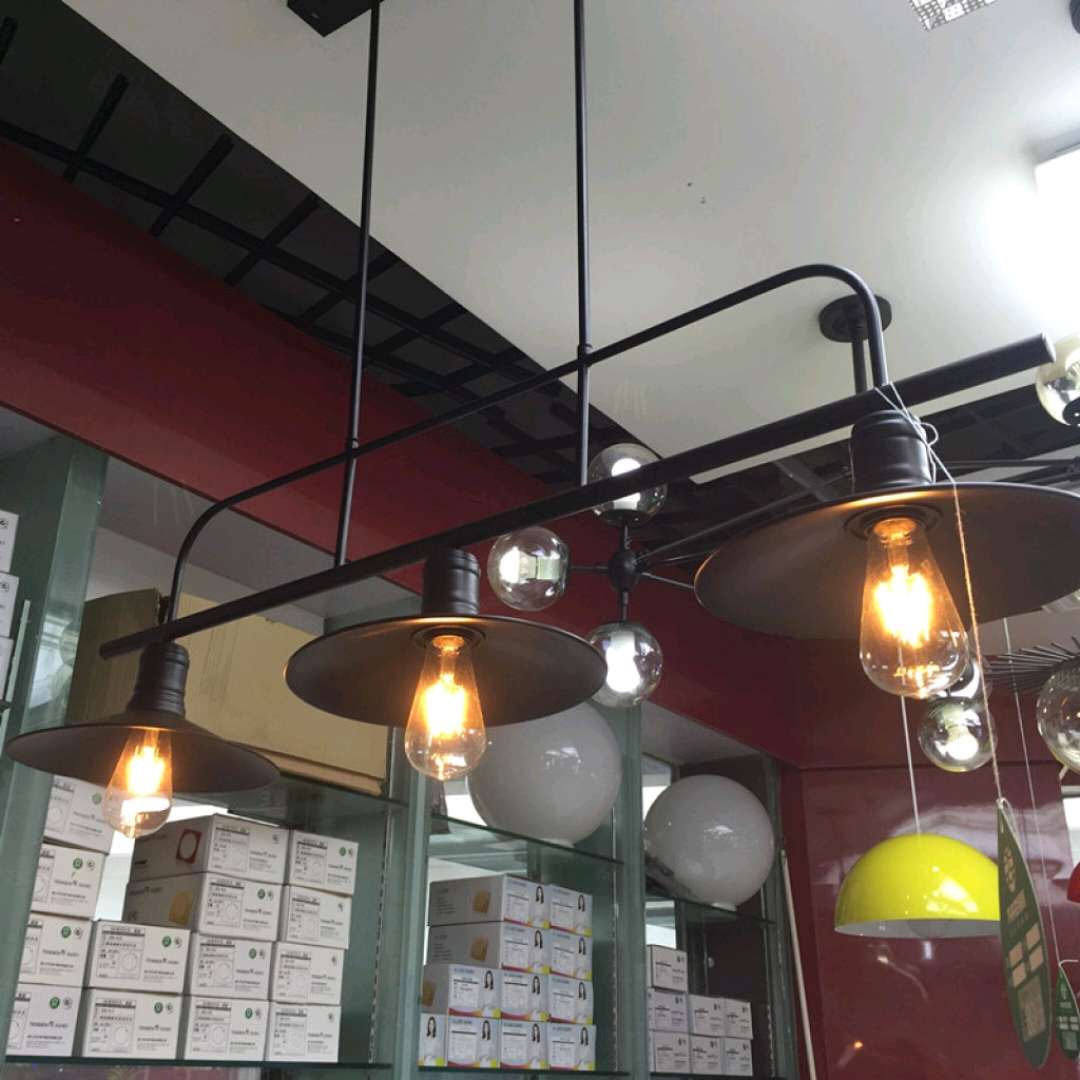 Nordic iron chandelier restaurant lamp Application Scenario