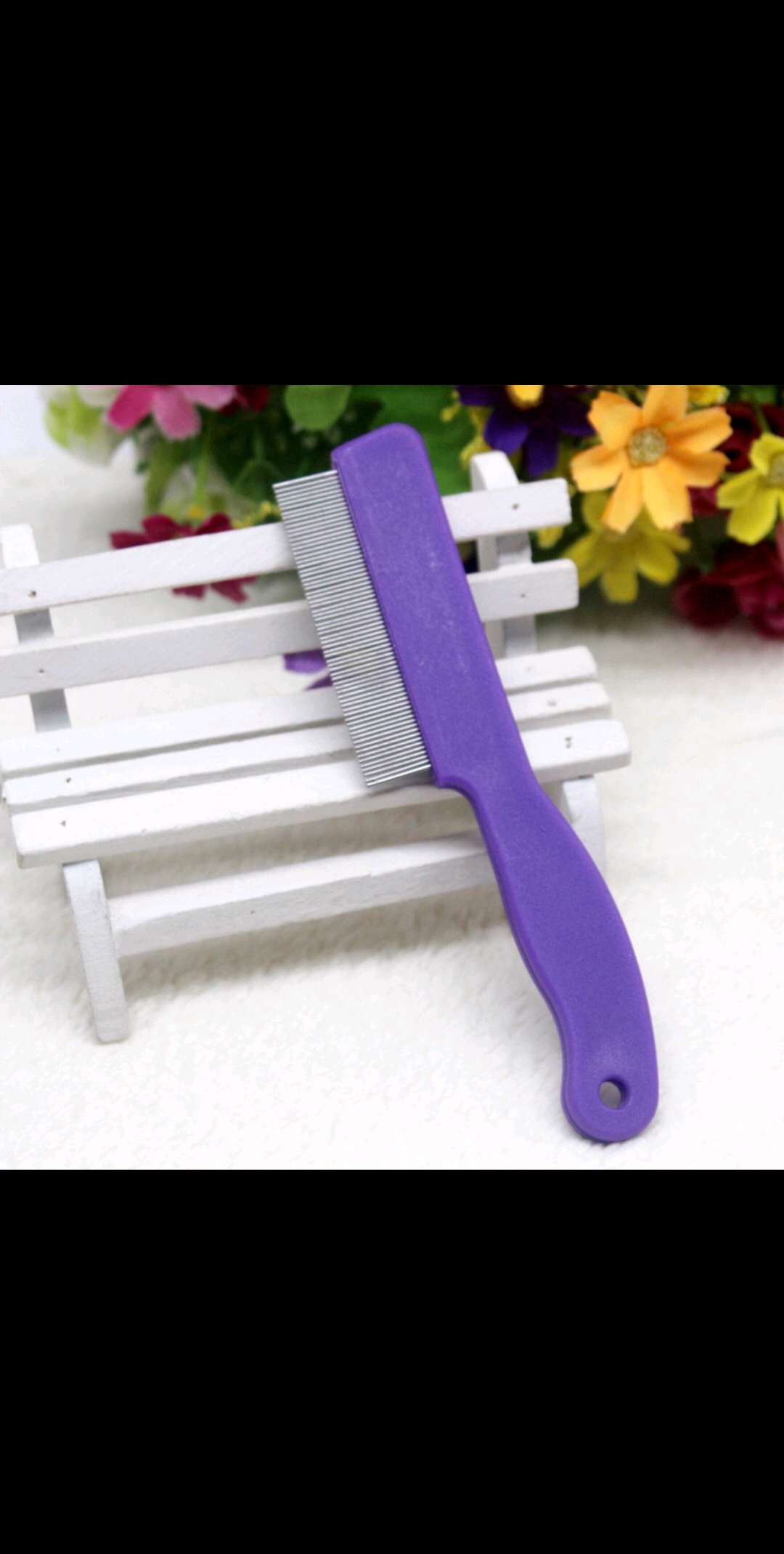 Pet dog pin comb pet flea comb flea comb pet brush thumbnail