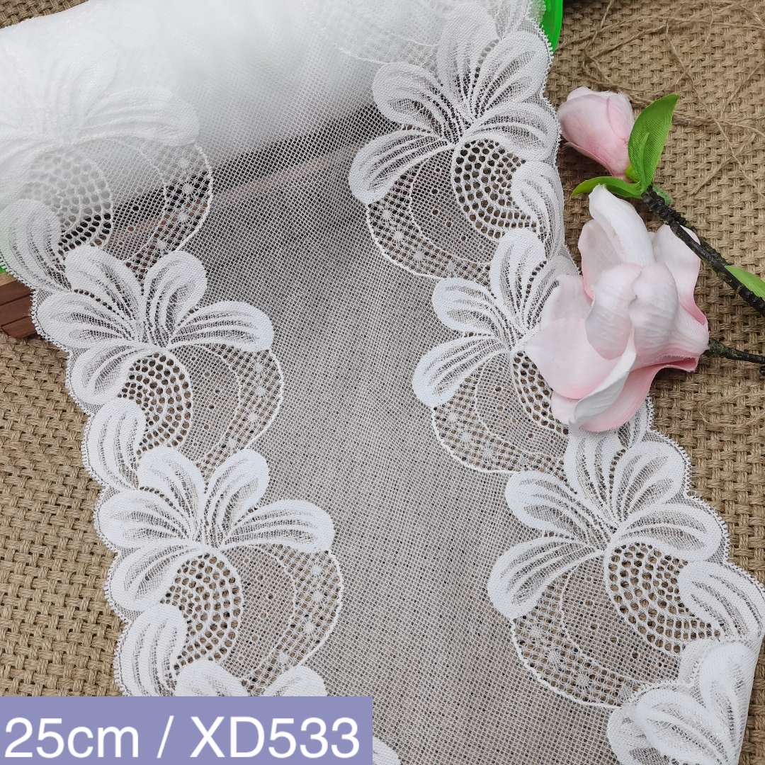 25cm stretch lace trim