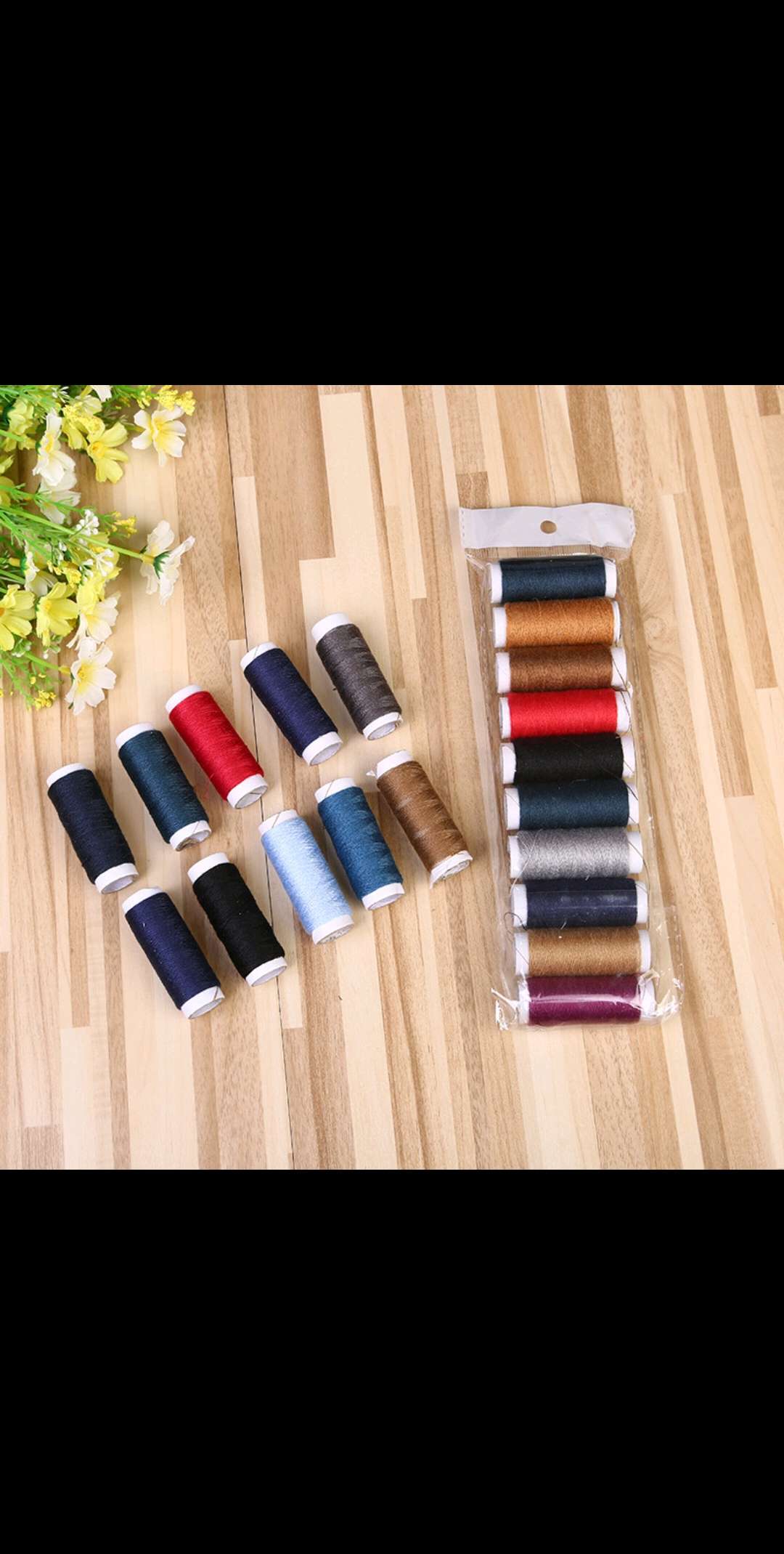 Bagged multi-color small reel household 402 sewing machine thread DIY manual sewing thread sewing thread sewing set accessories thumbnail