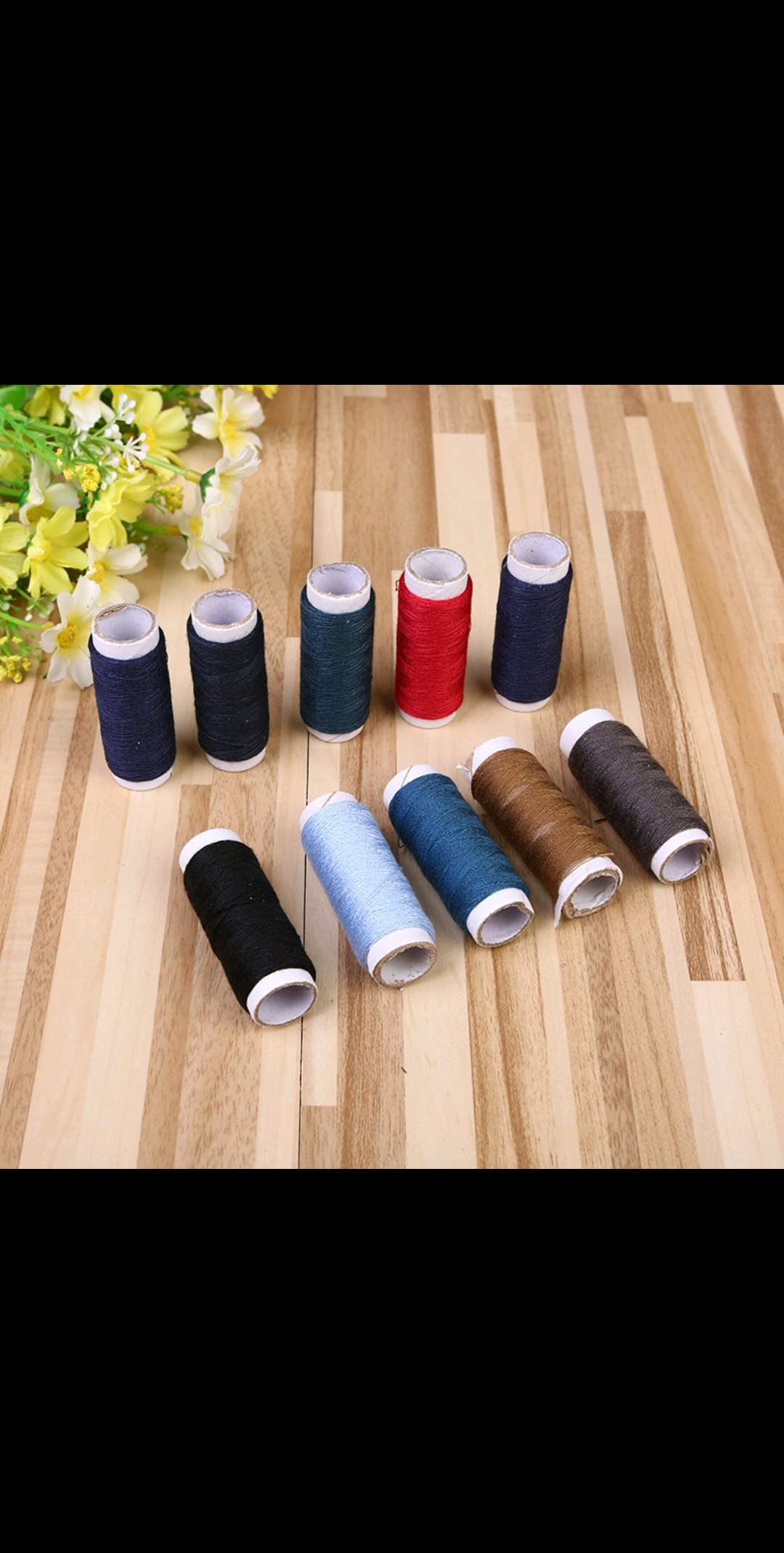 Bagged multi-color small reel household 402 sewing machine thread DIY manual sewing thread sewing thread sewing set accessories Specification drawing