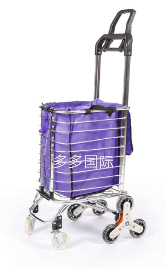 Rotating handle aluminum grocery cart, dual-purpose aluminum grocery cart, ladder grocery cart, shopping cart, luggage cart Application Scenario