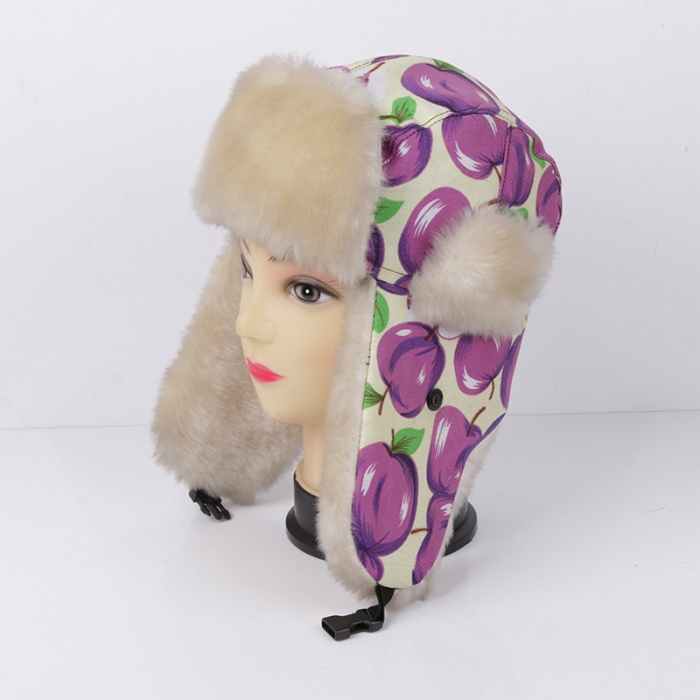 Children's Lei Feng hats, ear-protecting hats, snow and wind hats, Northeast hats, and warm winter hats Specification drawing