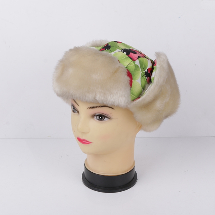 Children's Lei Feng hats, ear-protecting hats, snow and wind hats, Northeast hats details Picture