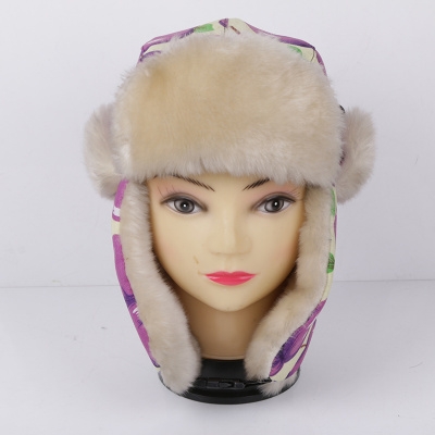 Children's Lei Feng hats, ear-protecting hats, snow and wind hats, and woolen hats details Picture