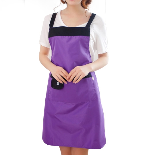 Kitchen apron waterproof and oil-proof household vest type thickened smock Korean version of couples adult work cooking protective clothing thumbnail