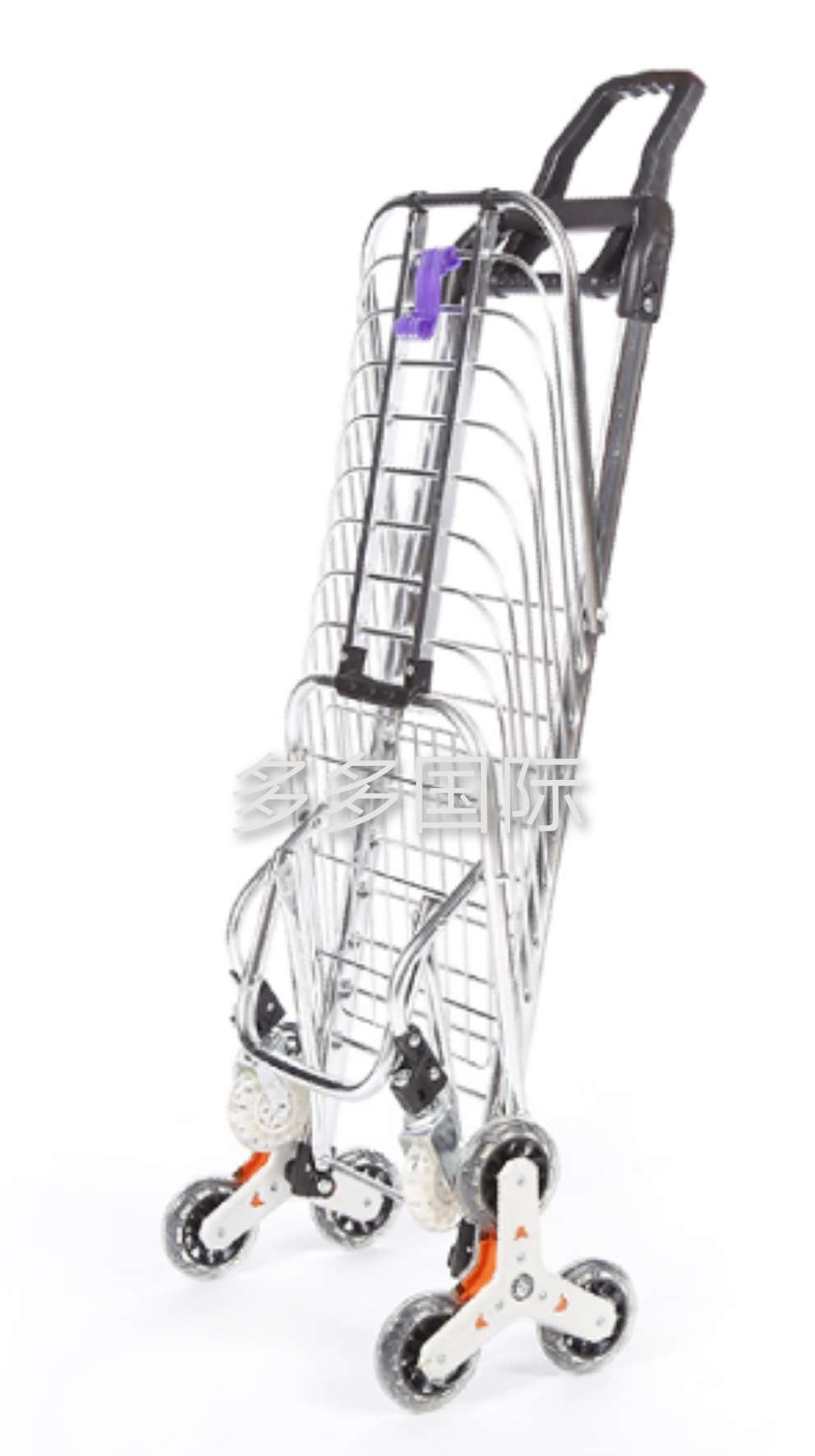Rotating handle aluminum grocery cart, dual-purpose aluminum grocery cart, ladder grocery cart, shopping cart, luggage cart undefined