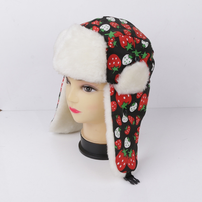 Children's Lei Feng hats, ear-protecting hats, snow and wind hats, and woolen hats full figure