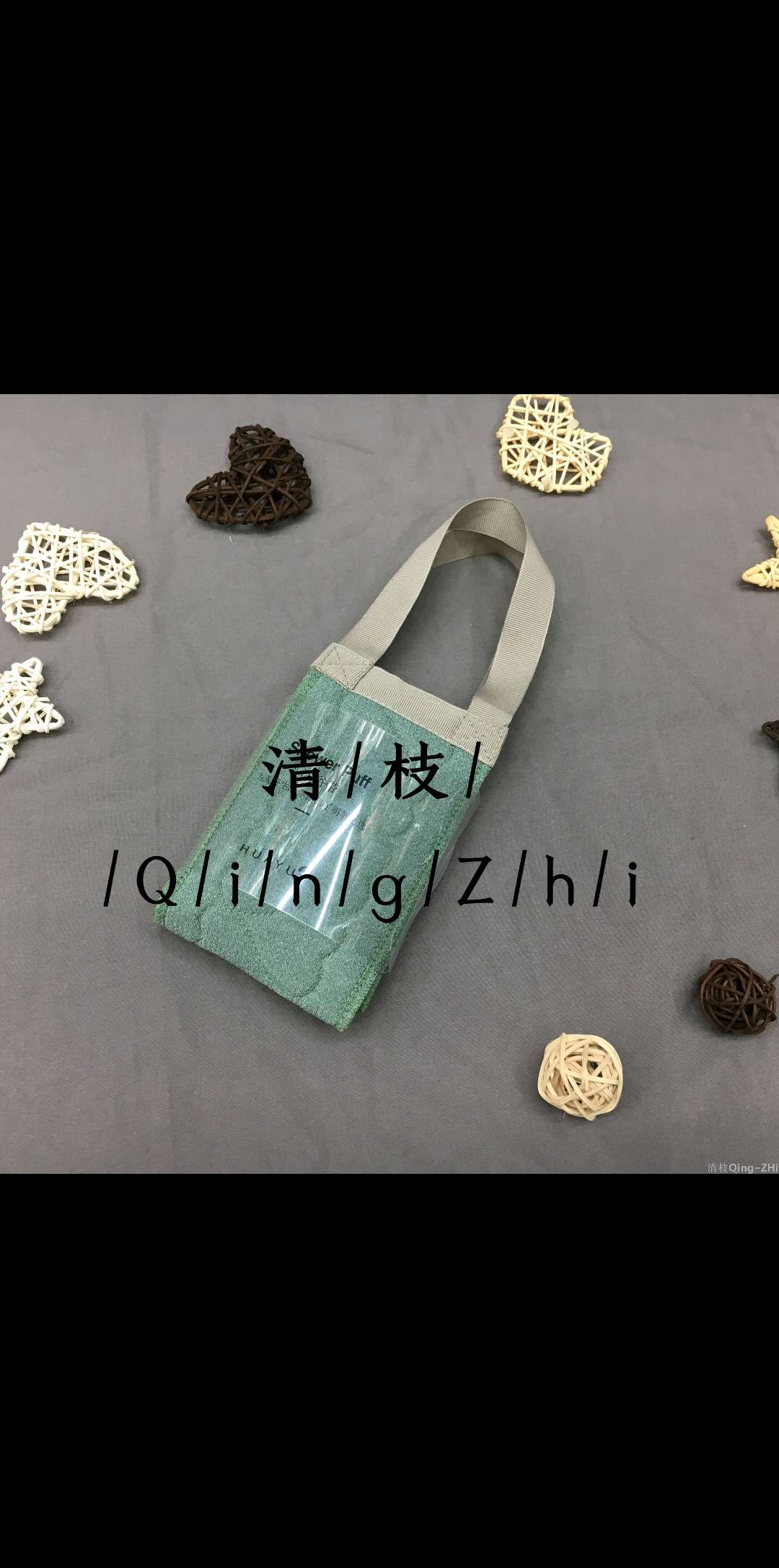 浴球洗浴用品浴球洗浴用品清枝品牌桃心长条拉背条清洁皮肤后背去除污垢神器白底实物图