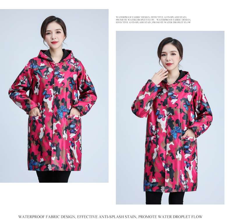 Winter thickened coverings for adults and women, fleece thickened kitchen and household aprons, waterproof and oil-resistant adult work clothes for men undefined