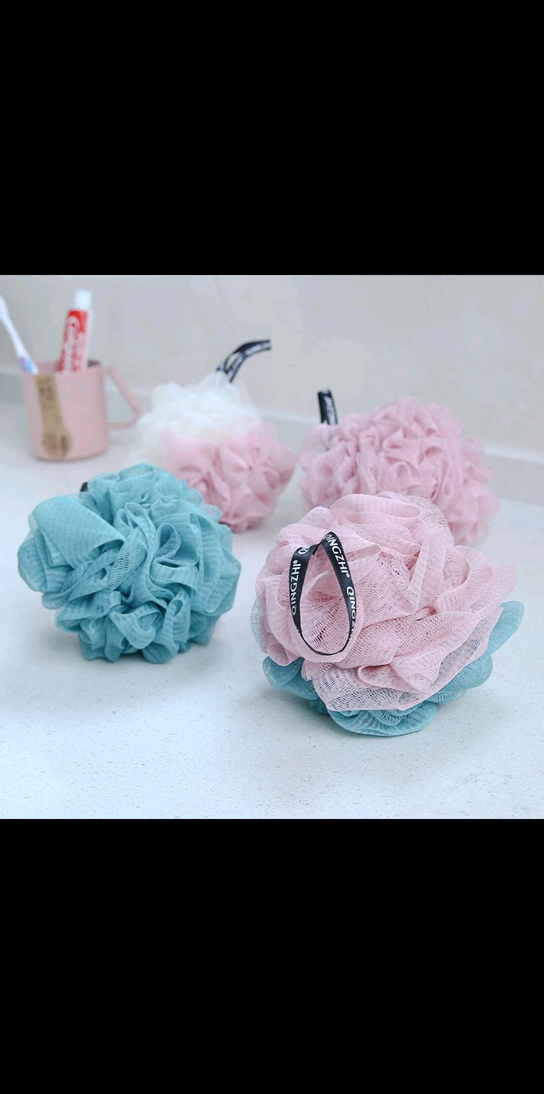 Clear branch 50g Japanese style soft color bath ball bath flower bath ball bath ball bath ball thumbnail