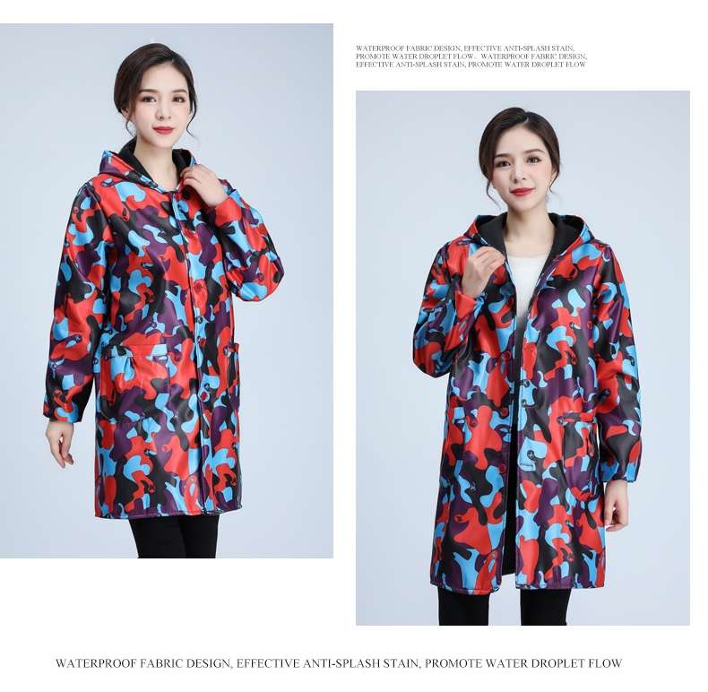 Winter thickened coverings for adults and women, fleece thickened kitchen and household aprons, waterproof and oil-resistant adult work clothes for men Application Scenario