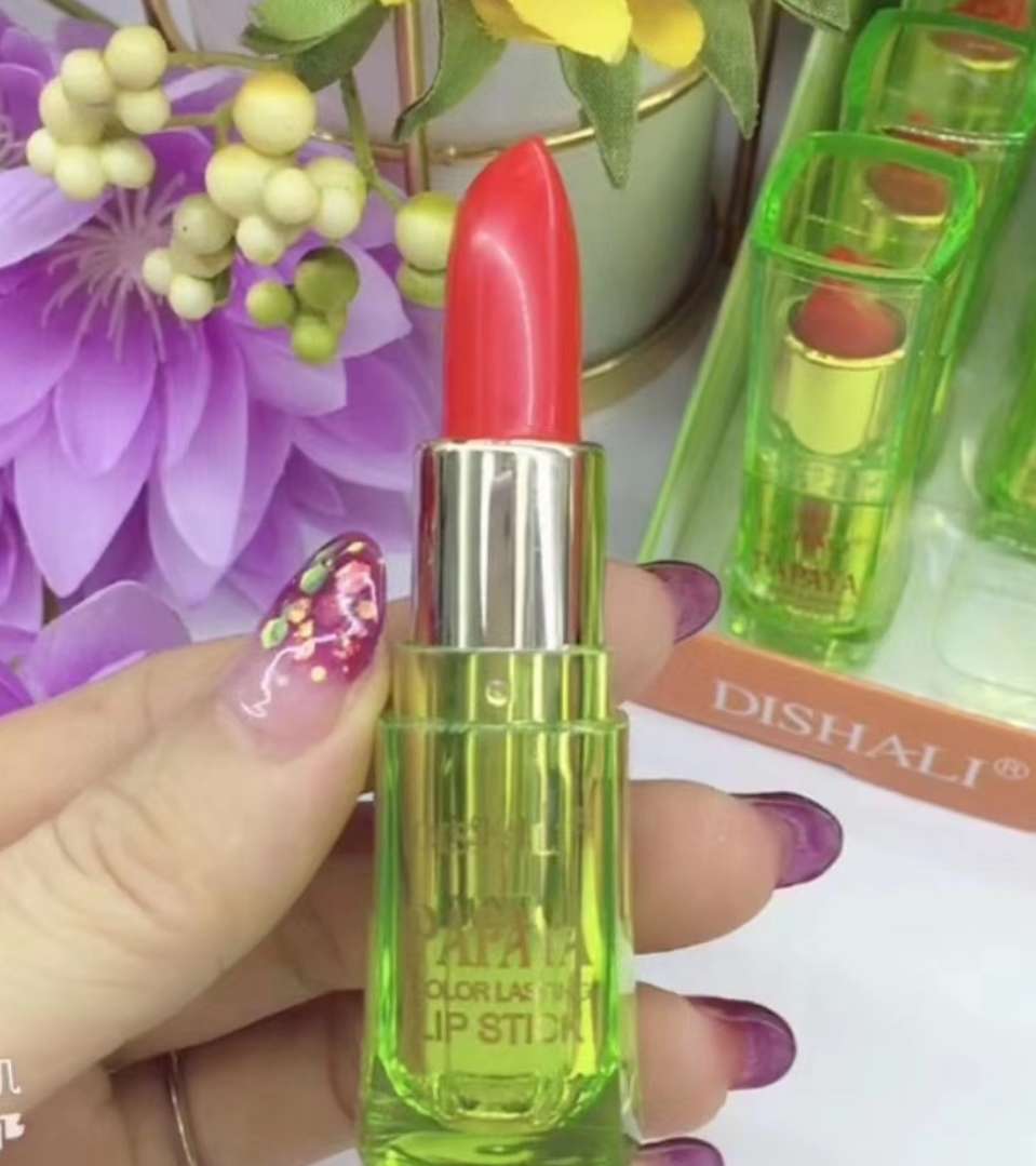 义乌好货#DISHALI 木瓜变色口红24支装长久焕彩详情图5