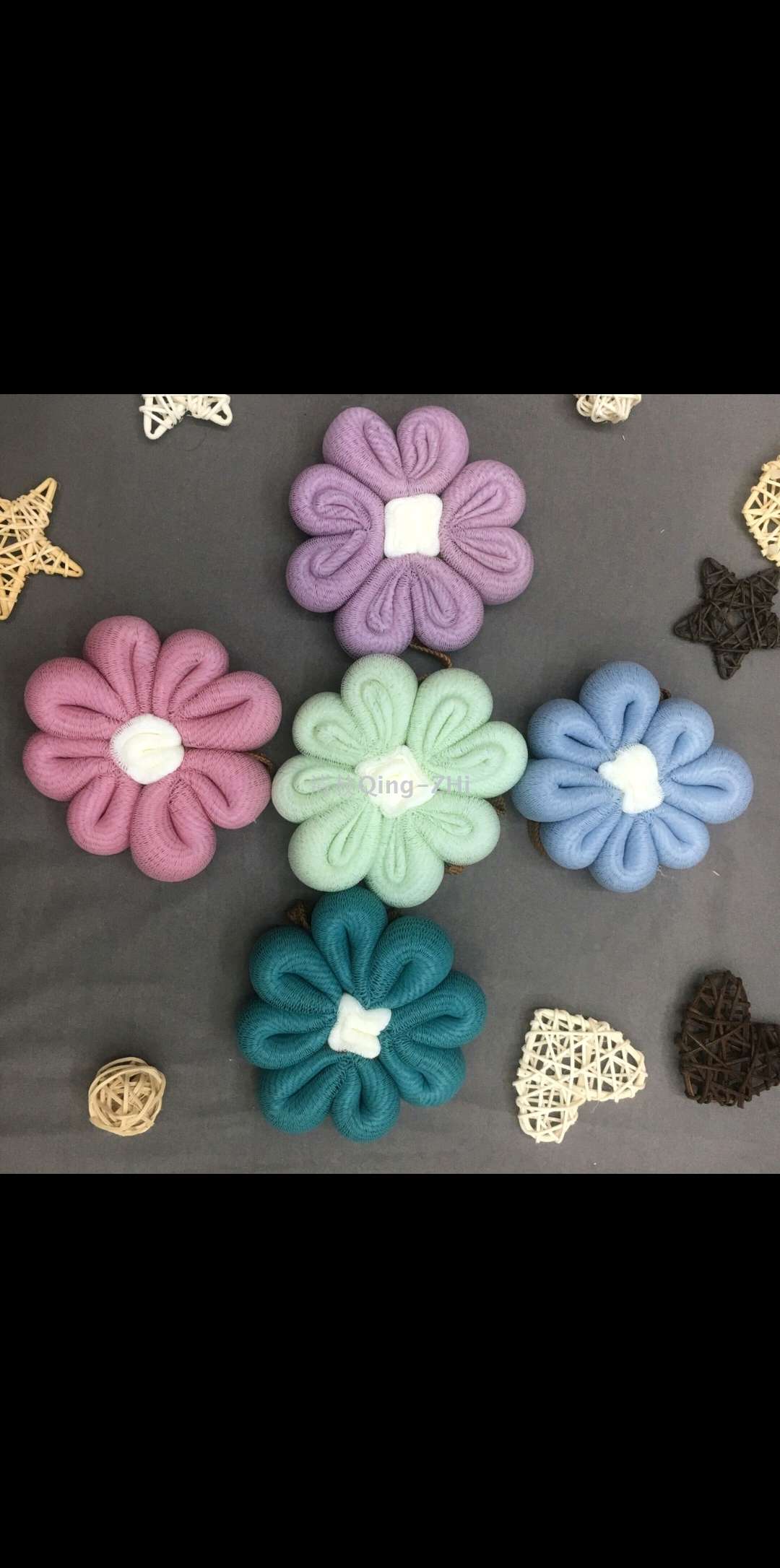 Clear branch brand fresh color sunflower bath ball bubble cleaning skin bath flower