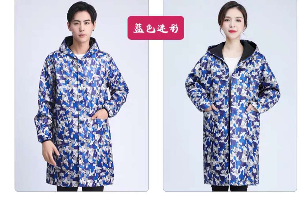 Winter thickened coverings for adults and women, fleece thickened kitchen and household aprons, waterproof and oil-resistant adult work clothes for men undefined