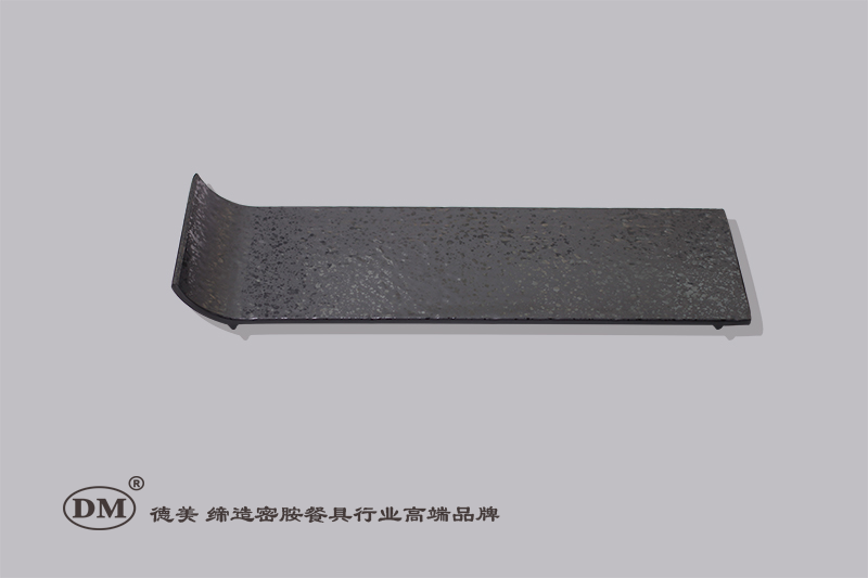 Melamine oblong shaped wave plate Hotel canteen, Japanese stock shop, fast food restaurant BD4014.5 thumbnail