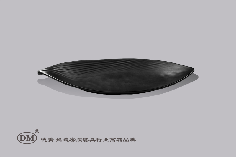 Melamine oblong shaped wave plate hotel canteen, Japanese food shop, MS3145