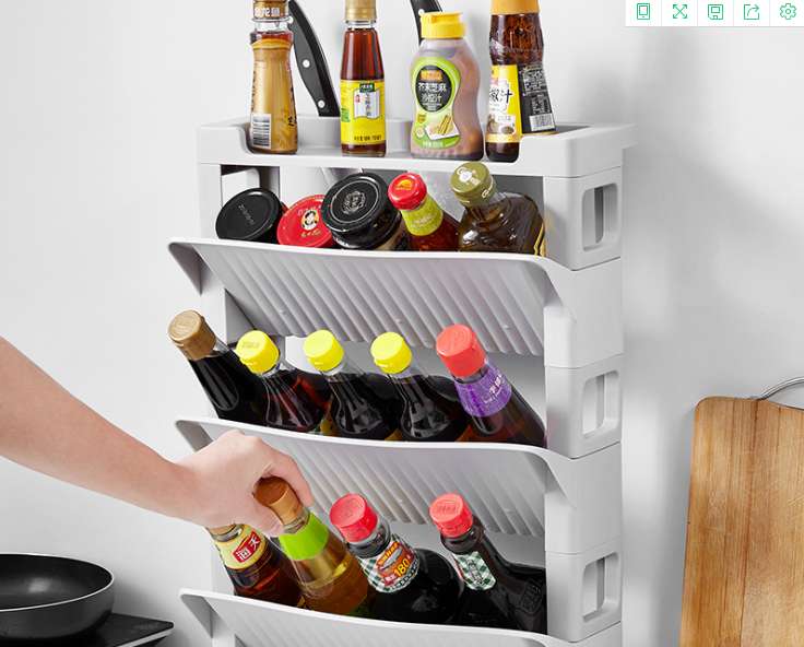 多层置物架，收纳架，调料架详情图6