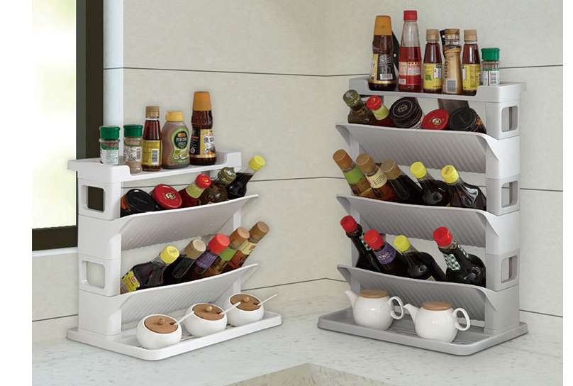 多层置物架，收纳架，调料架产品图