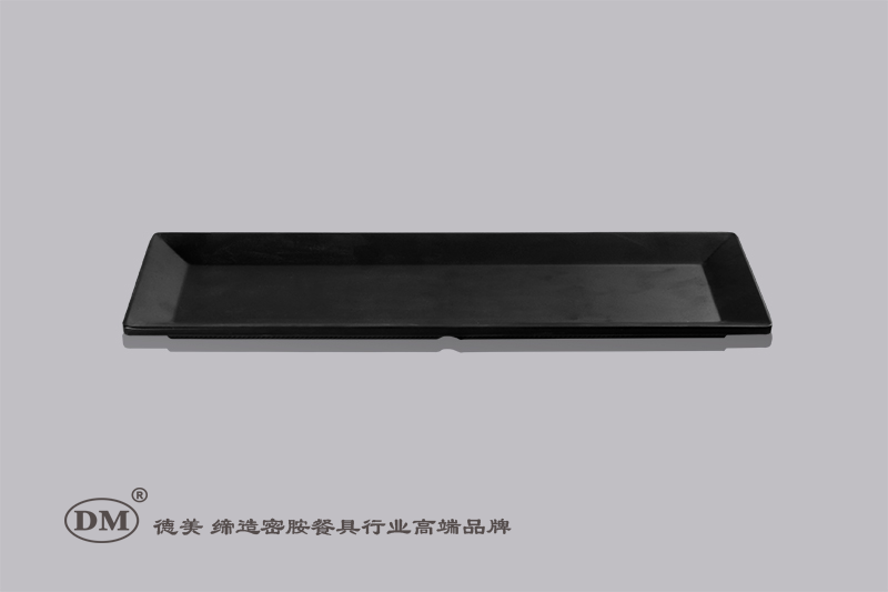 Melamine oblong shaped wave plate hotel canteen, Japanese food shop, Fast food restaurant M81012