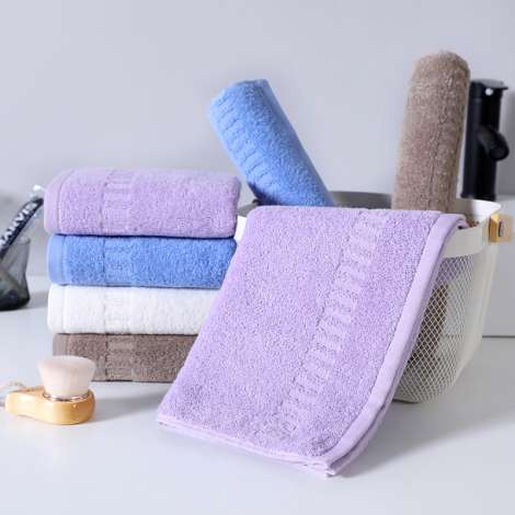 "Love Yourself, Love Your Family Factory Direct Sales 8410 First Encounter Towel Pure Cotton Combed cotton towel. details Picture