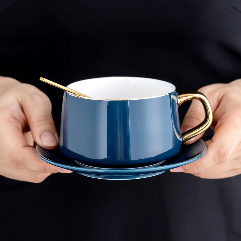 复古欧式咖啡杯精致小奢华家用陶瓷ins风花茶下午茶礼盒杯碟套装详情图1