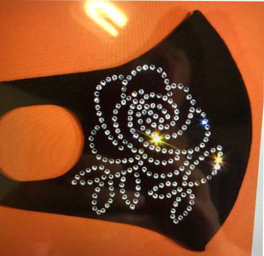 仿奥烫钻月季花