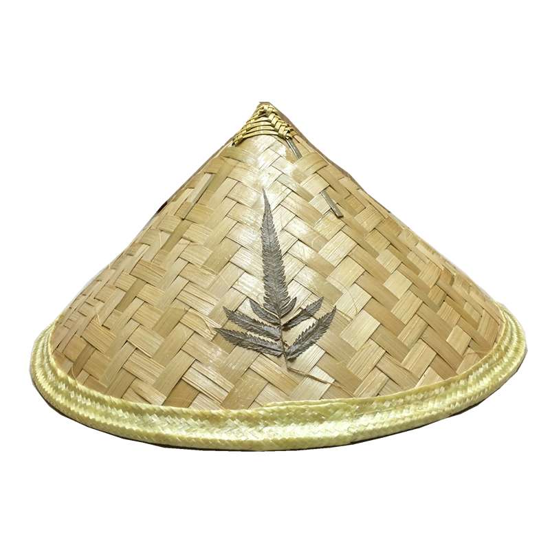 竹编斗笠 儿童叶子帽36厘米叶子斗笠帽