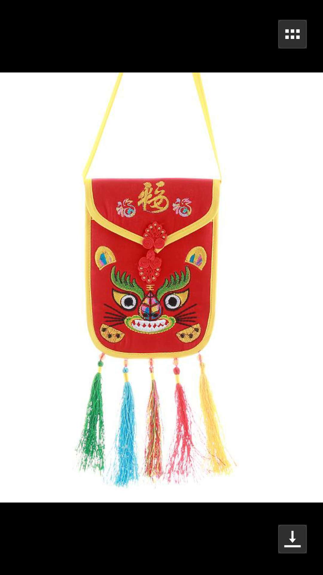 纯手工民间工艺，纯手工刺绣虎头装红包背包，喜庆，美观大方产品图