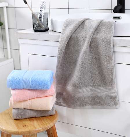 "Love Yourself, Love Your Family, Factory Direct Sale 8809 herringbone pattern towel, pure cotton premium household use.