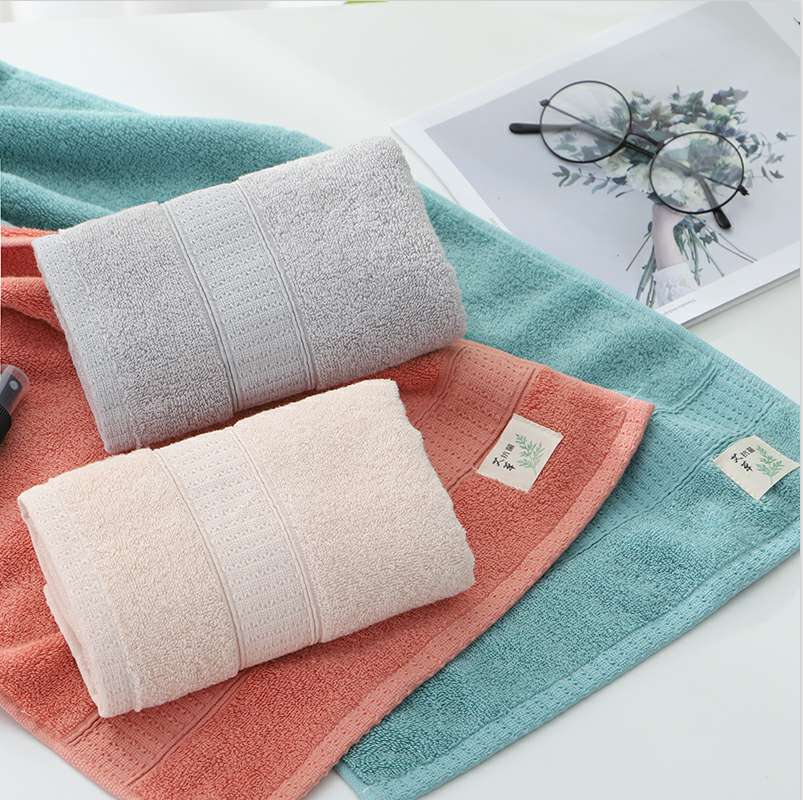 "Love Yourself, Love Your Family Factory Direct Sales 8578 Mugwort Antibacterial Bath Towel Pure Cotton Gift Bath towel. Specification image