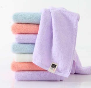 爱己爱家 厂家直销 8508 超柔棉花糖抗菌浴巾 纯棉超柔抗菌