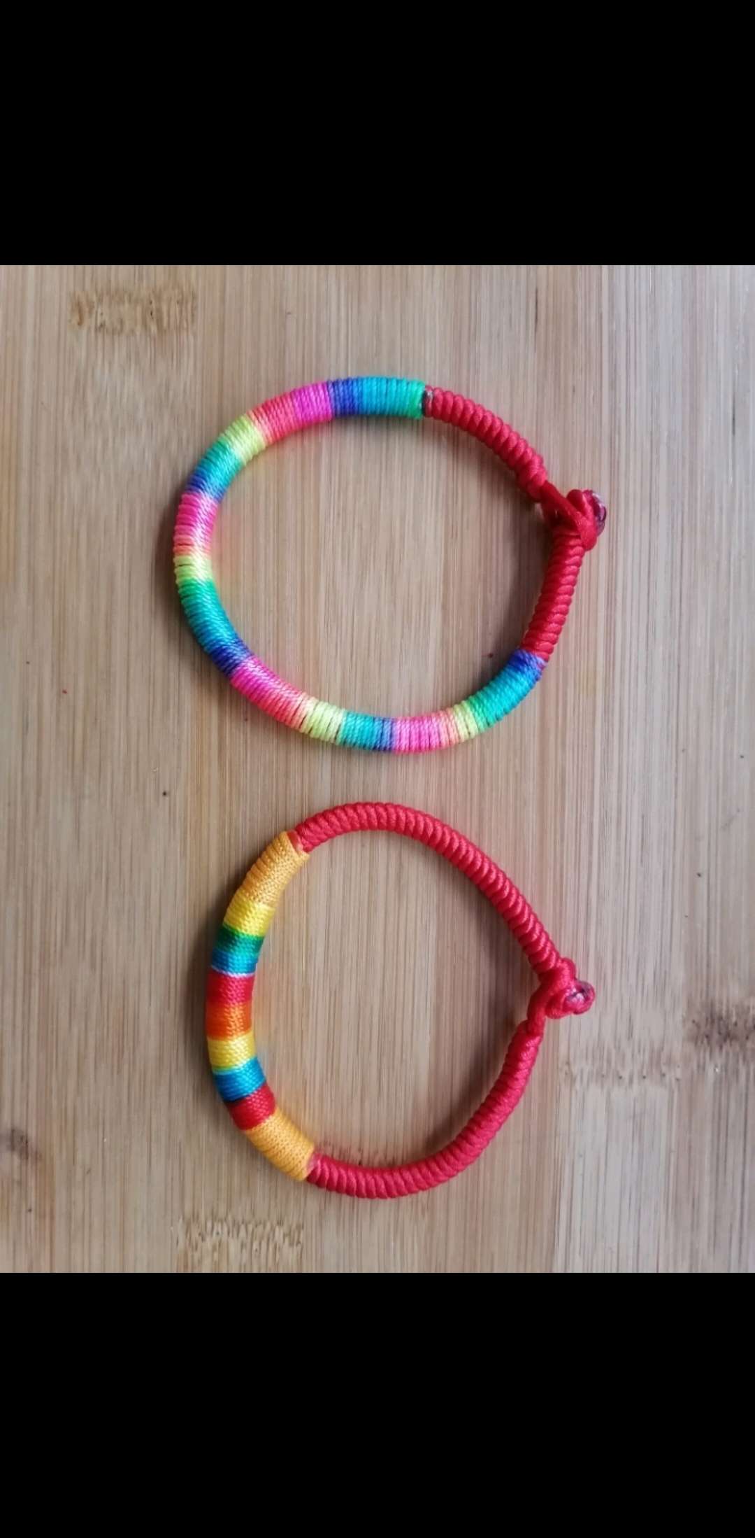 Double-layer thread bracelet undefined