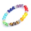 The Rose Angel fashion trend seven-color stone agate gemstone bracelet is a bestseller on the Internet Item Picture